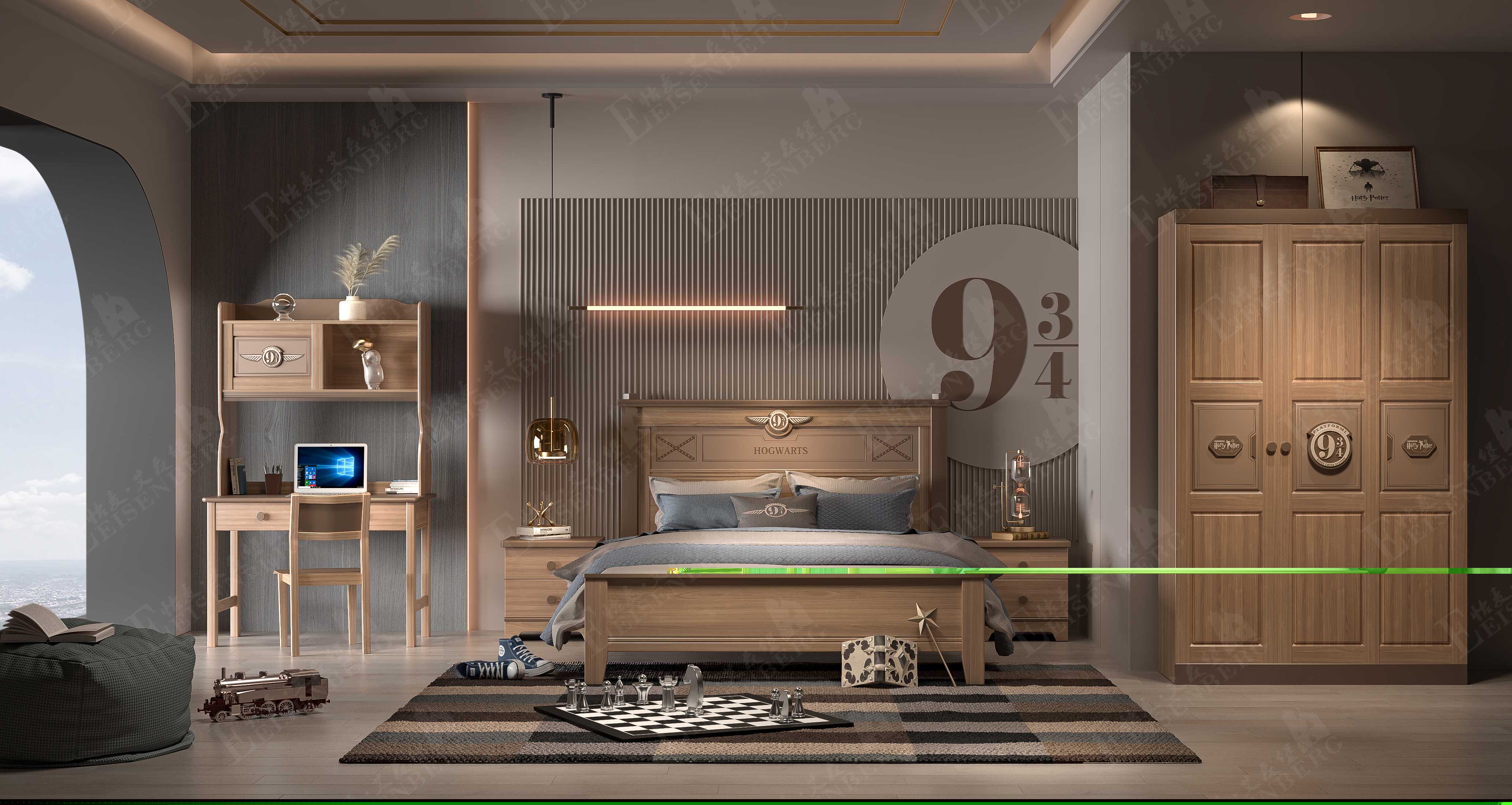 哈利波特成人床